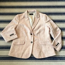 Talbots Women's Blush Pink Single-Button Peak-Lapel Blazer, Size 16, NWT — listing 6