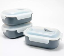 Lock & Lock Microwave Rice Cooker Set with Steamer Insert — listing 6