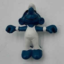 Vintage Gymnast Super Smurf Figurine (No Parallel Bars) — listing 4