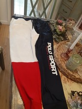 Vintage Polo Sport Ralph Lauren Black Drawstring Sweatpants/Joggers, Size XXL — listing 4