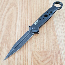 Smith & Wesson Framelock Folding Pocket Knife with Partially Serrated Drop-Point Blade, listing 6