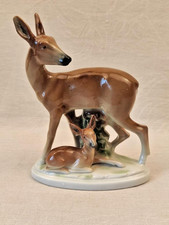 Lladró-Style Porcelain Figurine of Mother and Child in Pastel Blue Glaze — listing 3