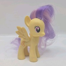 Vintage 1980s My Little Pony G1 Pink Pony with Purple Glitter Hair and Floral Symbol — listing 4