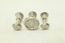 Antique Henry Disston & Sons Brass Saw Medallion Button, Philadelphia — listing 2