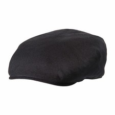 Stetson All American Linen-Cotton Ivy Flat Cap, Black, Size Medium — listing 4
