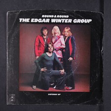 The Edgar Winter Group "Round & Round" / "Catchin' Up" 45 RPM 7" Single (Epic 5-10922, 1972) — listing 4