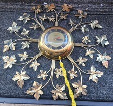 United Metal Goods Mid-Century Electric Mantel Clock Model 207 Brass — listing 6