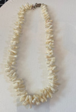 Branch Coral Necklace and Earring Set with Sterling Silver Navajo Pearl Accents — listing 3