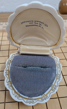 Vintage Art Deco Celluloid Hinged Ring/Brooch Presentation Box - Newman's Jewelers Trenton NJ — listing 6