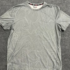 FILA Men's Athletic Performance T-Shirt, Charcoal Gray, Size XL — listing 6