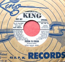 Little Willie John "Leave My Kitten Alone" b/w "Let Nobody Love You" King 45 RPM 7-inch Single (King 5219)