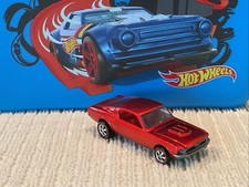 Hot Wheels Redline Nitty Gritty Kitty in Blue with #4 Race Number Made in USA / Hong Kong with a year — listing 4