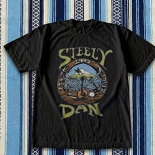 Steely Dan 2000 'Two Against Nature' Tour T-Shirt, Green, Size L, listing 5