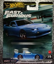 Hot Wheels Nissan 180SX Type X, HW The '90s Series #5/10, Dark Blue — listing 3