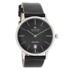 Hamilton American Classic Intra-Matic Automatic Watch with Brown Leather Strap