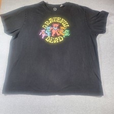 Grateful Dead Dancing Bears Neon Logo T-Shirt, Size 4XL — listing 6