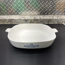 Vintage Corning Ware Blue Cornflower 10" Square Casserole Dish P-10-B — listing 2