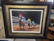 Michael Godard 'The Race' Limited Edition Signed & Numbered Giclée on Canvas, Framed — listing 5