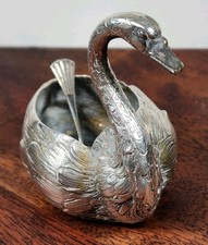 Continental 800 Silver Figural Swan Open Salt Cellar — listing 5