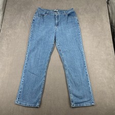 Riders by Lee Relaxed Fit Black Denim Jeans, Misses Size 16P — listing 2