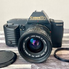 Canon T70 35mm SLR Film Camera with Canon FD 50mm f/1.8 Lens and Case — listing 3