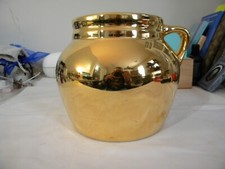 Hall China Golden Glo 22K Gold Covered Casserole Dish — listing 2
