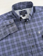 Ariat Pro Series Men's Long Sleeve Plaid Western Button-Up Shirt, Size XXL — listing 3