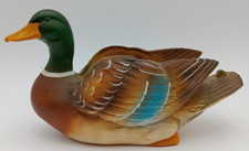 Vintage Ceramic Mallard Duck Figural Planter, Hand-Painted, Likely Made in Japan — listing 3