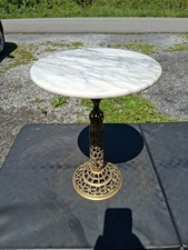 Vintage Brass Turned-Column Table Lamp with 3-Way Socket — listing 6