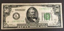 1928 Series $50 Federal Reserve Note - Gold Redeemable — listing 2