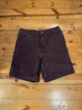 Carhartt B342 Washed Black Denim Carpenter Shorts — listing 6