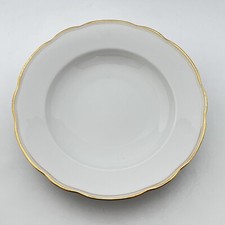 Ivory MZ Czechoslovakia Floral Soup Bowls Set of 8 — listing 5