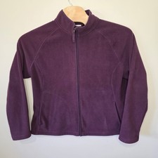 Merona Women's Black Fleece Full-Zip Jacket, Size L — listing 4
