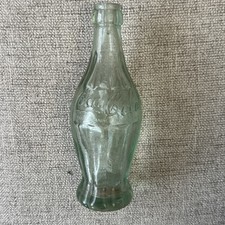 Vintage Coca-Cola Embossed Green Hobbleskirt Contour Bottle — listing 5