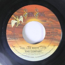 Bad Company "Feel Like Makin' Love" / "Wild Fire Woman" 7" 45 RPM Single (Swan Song SS 70106)