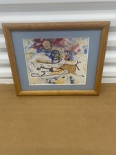 Signed Native American Portrait Print, Inscribed and Dated 9/23/09