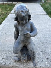 Cast Aluminum Three-Cherub Tiered Garden Fountain Component — listing 5