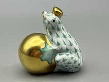 Herend Frog Prince with Golden Ball Figurine Rust Fishnet 1.4in — listing 2