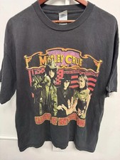 Mötley Crüe Dr. Feelgood Winged Dagger Pentagram Band T-Shirt — listing 5