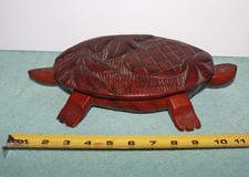 Hand-Carved Wooden Figural Bird / Bearded Figure Multi-Coin Bank or Trinket Slots There is a signature or country stamp on — listing 5