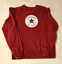 Converse Navy Blue Crewneck Sweatshirt with Baseball Script Logo