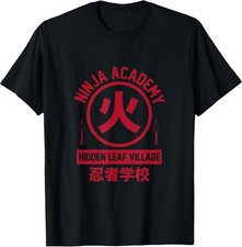 Naruto Shippuden Red Graphic T-Shirt with Character Collage — listing 6
