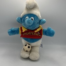 Vintage Soccer Player Smurf PVC Figure on Original Wallace Berrie Card — listing 5