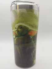 Tervis Star Wars The Mandalorian 'The Child' (Baby Yoda) 24oz Insulated Tumbler with Blue Travel Lid — listing 6