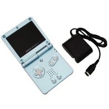 Nintendo Game Boy Advance SP AGS-101 Pearl Blue Handheld Console — listing 2