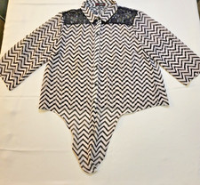 Candy Couture Colorful Abstract Print Button-Up Shirt Jacket — listing 3