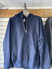 Champion Full-Zip Hoodie Sweatshirt with Contrast Gray Hood Lining — listing 4