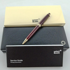 Montblanc Meisterstück Classique Ballpoint Pen in Black Resin with Gold Trim — listing 3