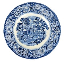 Liberty Blue "Monticello" Staffordshire Ironstone Dinner Plate — listing 5