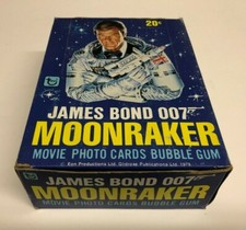 1979 Topps James Bond 007 Moonraker Movie Photo Cards Wax Box (Empty Display Box) — listing 5